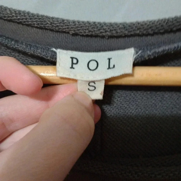 POL Western Fringe Top Blouse Sz S Shiny Sequins Preppy Rodeo Balloon Sleeve - Picture 2 of 7